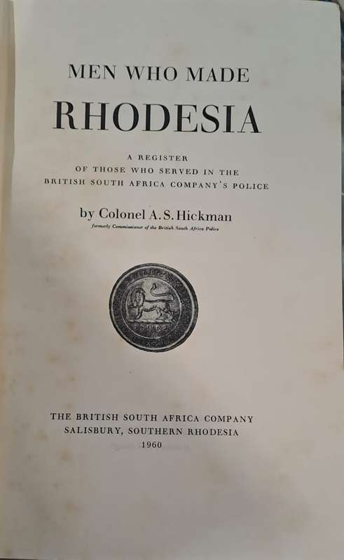 Men Who Made Rhodesia