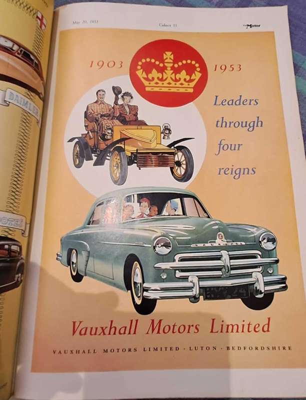 1953 Motor magazine. Coronation of Queen Elizabeth.