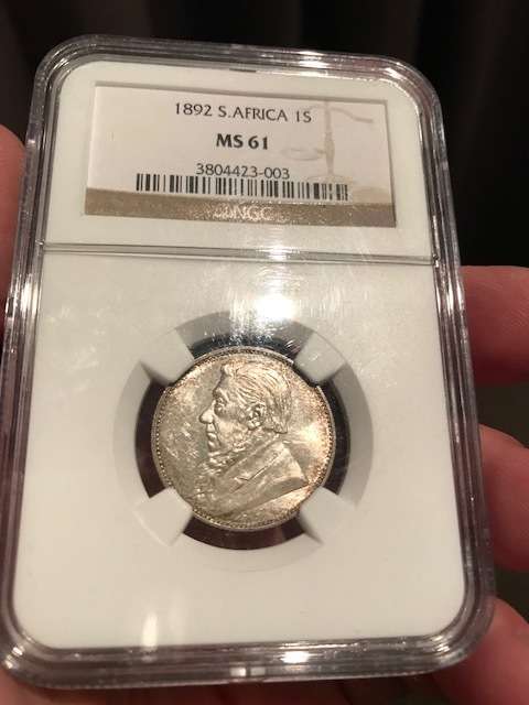 ########### 1892 1 Shilling NGC MS 61 - R1 Auction for 6 days Only  ##########