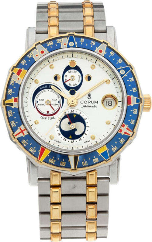 ############ Corum Two Tone "Admiral's Cup Tide Watch" - Excellent Condition  #############