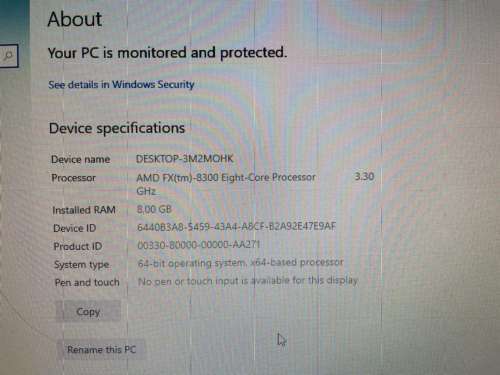 AMD FX-8300 Desktop PC