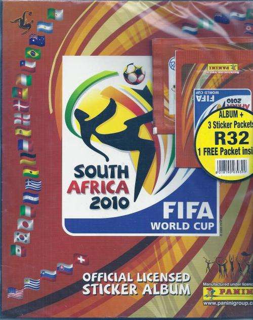 Soccer Football World Cup 2010 South Africa Official Sticker book and starter pack - sealed