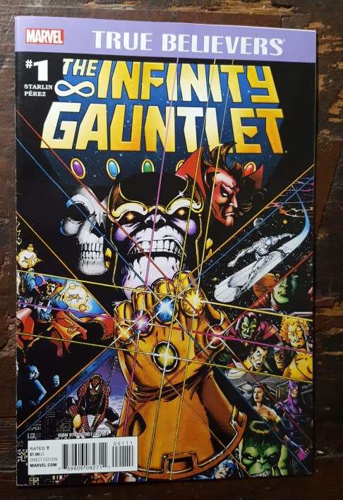 Infinity Gauntlet Nr 1 - True Believers - Great Condition