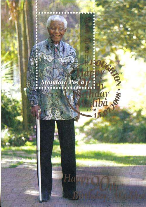 5 X Mandela - 90th Birthday - 2008 - VERY LIMITED ISSUE " Houghton "- 1 LOT