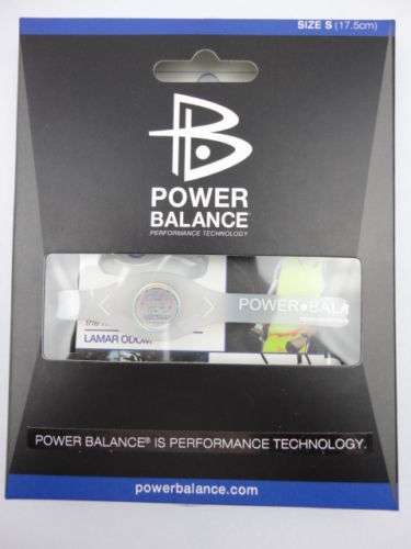 9 x POWER BALANCE BRACELETS - 3x WHITE 3x BLACK 3x CLEAR - 1 LOT