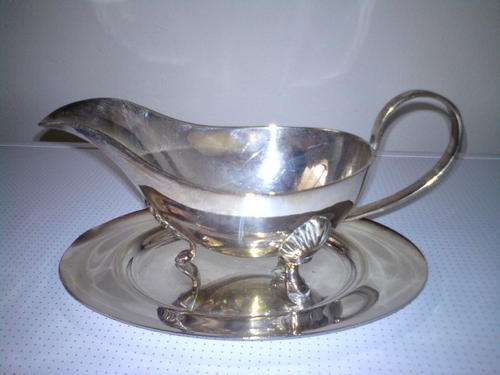 Small Silver Plated Sauce Boat