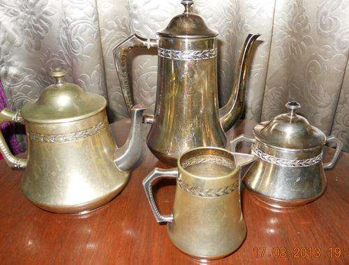 4 Piece Silver Plated Tea Set