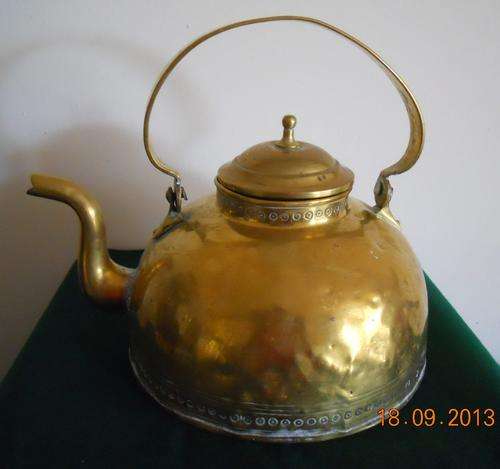 Vintage Brass Kettle
