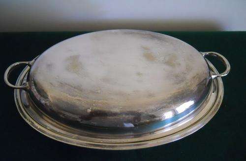 Silver Plated Veggie Dish