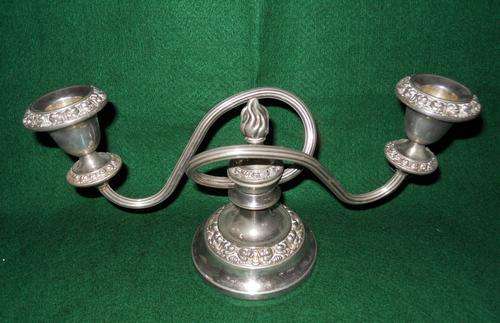 Silver Plated Candle Holder