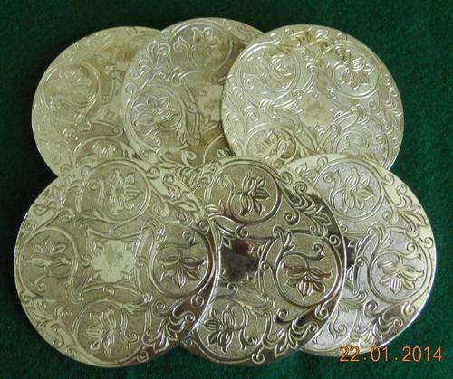 6 x Plated Coasters