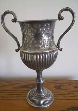 Ornate Silver Plated Trophy