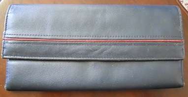 Ladies Busby Navy Leather Purse