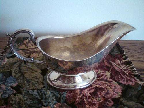 Silver Plated Gravy Boat