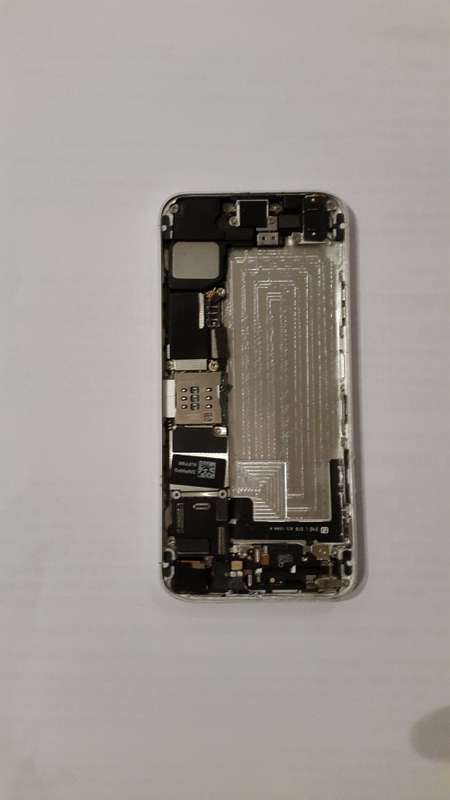 Apple iphone 5s White and Silver