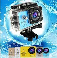 Full HD 1080p Waterproof Sports Action Camera - blue