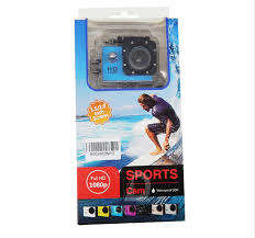 Full HD 1080p Waterproof Sports Action Camera - blue