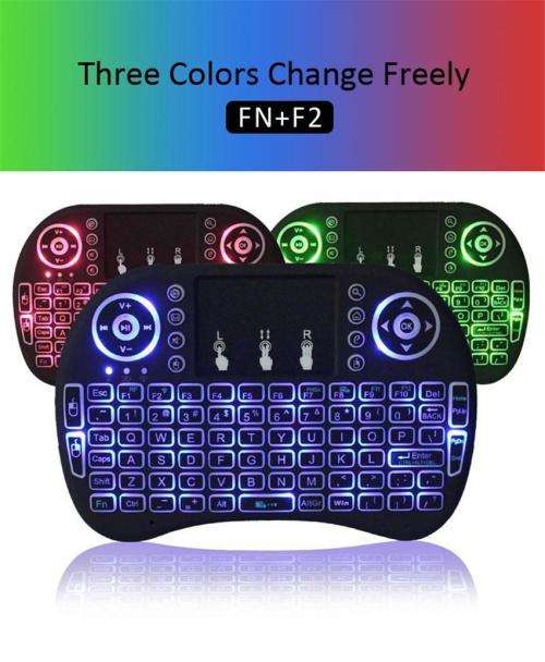Mini Wireless Backlit Keyboard Remote