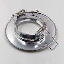 SILVER DOWNLIGHT FITTING