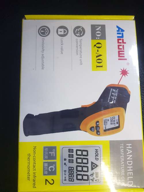 LOCALLY SHIPPED 3DAYS non contact infrared thermometer (CHECK HIGH FEVER)