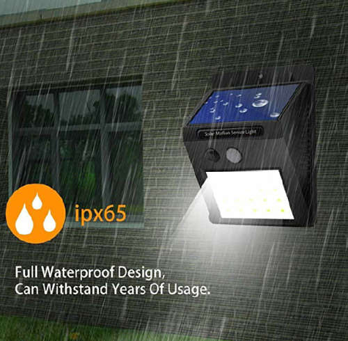 Solar Powered Led Wall Light