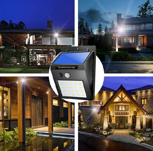 Solar Powered Led Wall Light