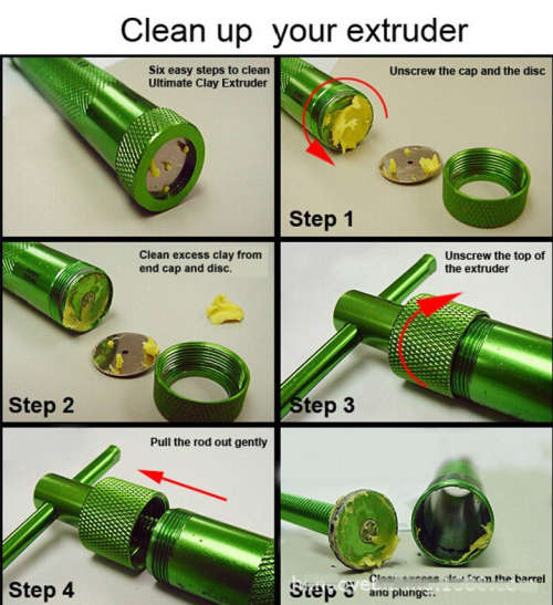 Metal Clay Extruder