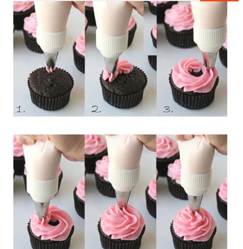 Cake Decoration Piping bag and Nozzles