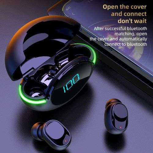 Y80 TWS True Wireless Bluetooth 5.1 Airpods/Earbuds 9D Stereo Music