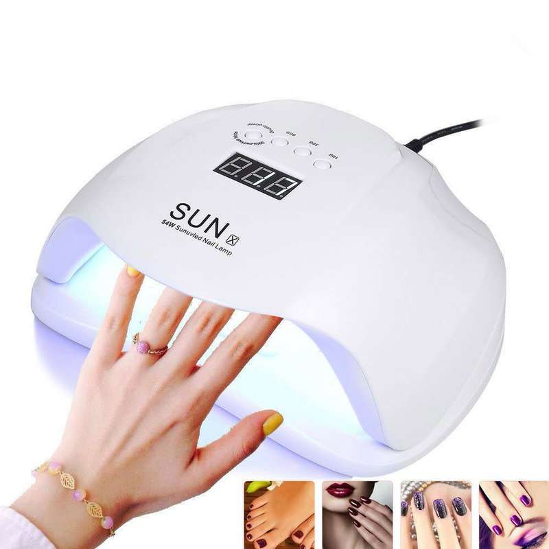 54W LED Nail Dryer Lamp with LCD Timer