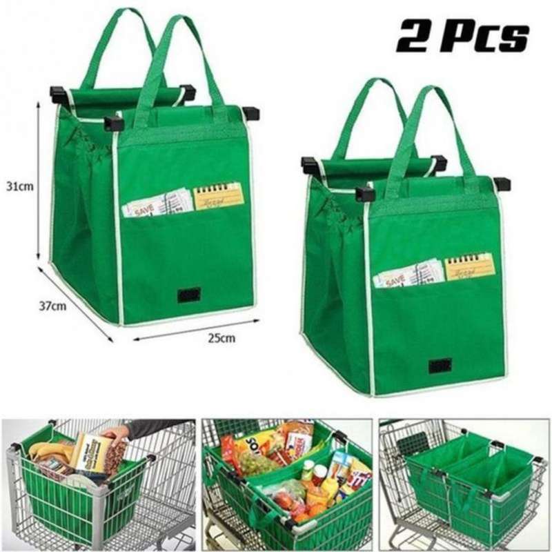 Set Of 2 Grab Clip Bag - Shopping Bag