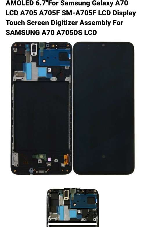 Samsung A70 original LCD with frame