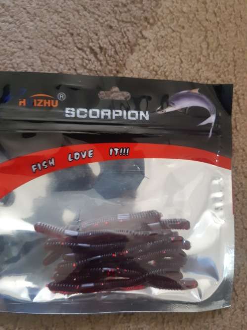 fishing lure worm design 6cm