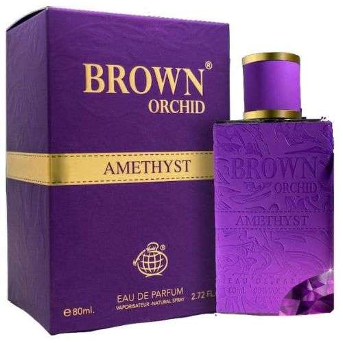 brown orchid amethyst