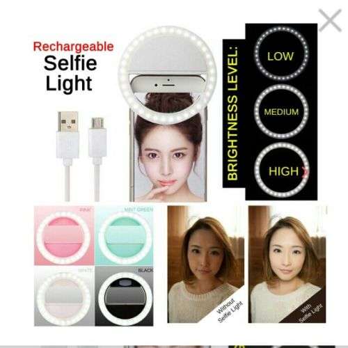 Selfie ring light