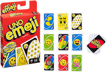 Uno emojie card game