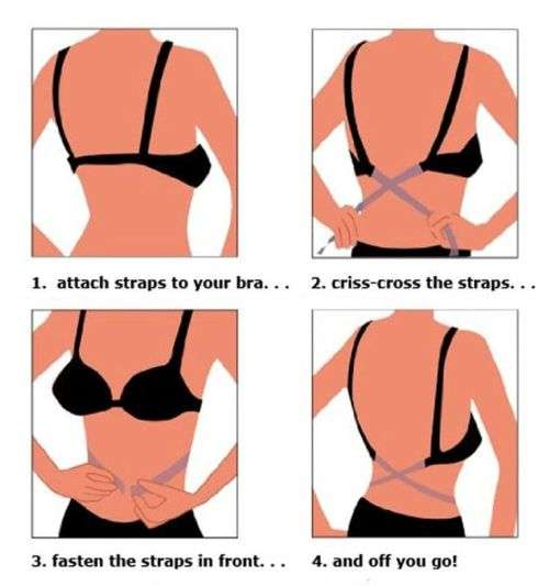 Low back bra straps