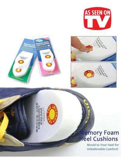 memory form heel cushions