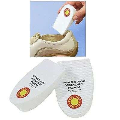 memory form heel cushions