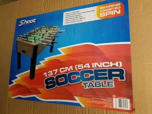 Solid Wooden Soccer/Foosball Table (Brand New)