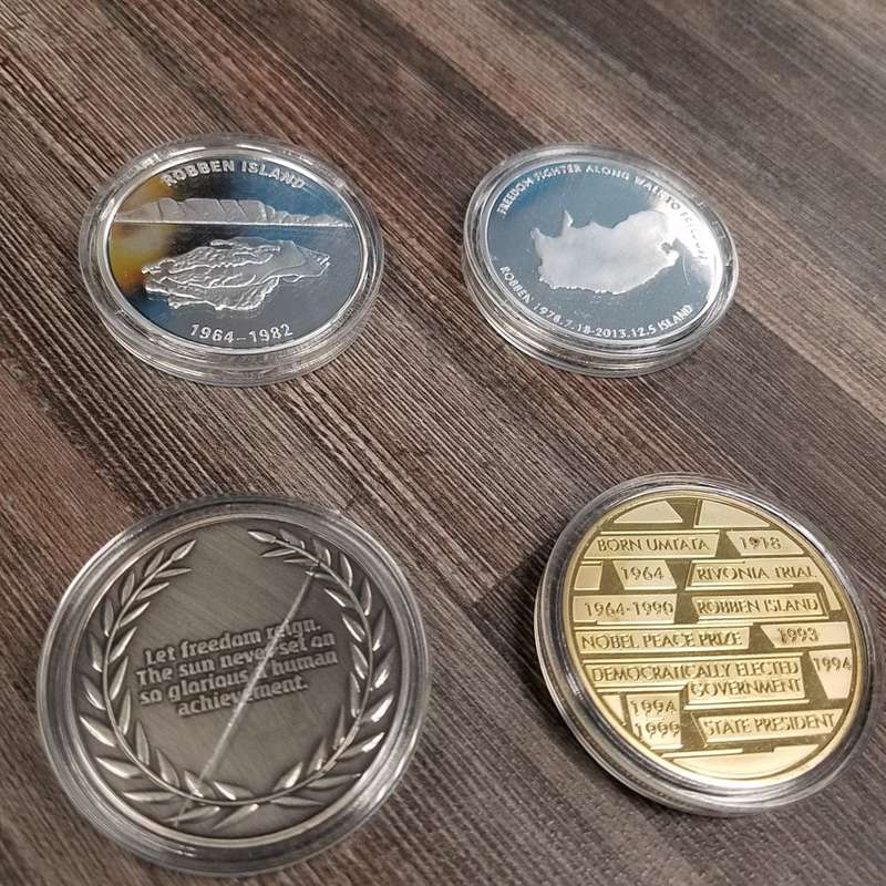Nelson Mandela 4 Coin Set 1oz Uncirculated