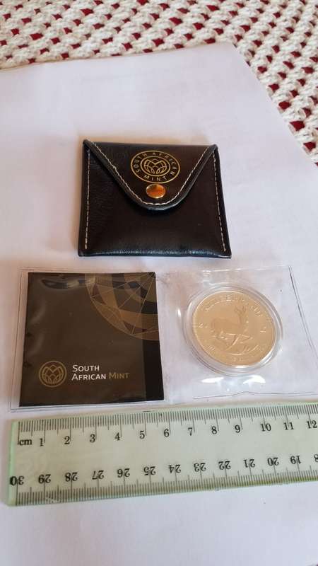 2017 1oz Fine-silver Krugerrand Premium Uncirculated Crazy R1 Start