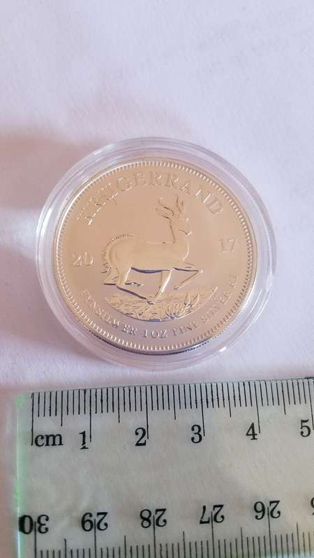 2017 1oz Fine-silver Krugerrand Premium Uncirculated Crazy R1 Start