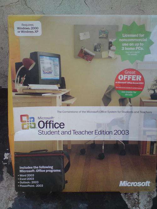 MS Office Student and Teacher Edition 2003