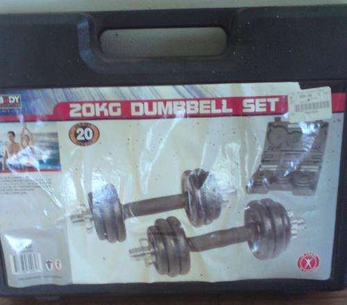 Body Sculpture Weights - 20kg Dumbell Set
