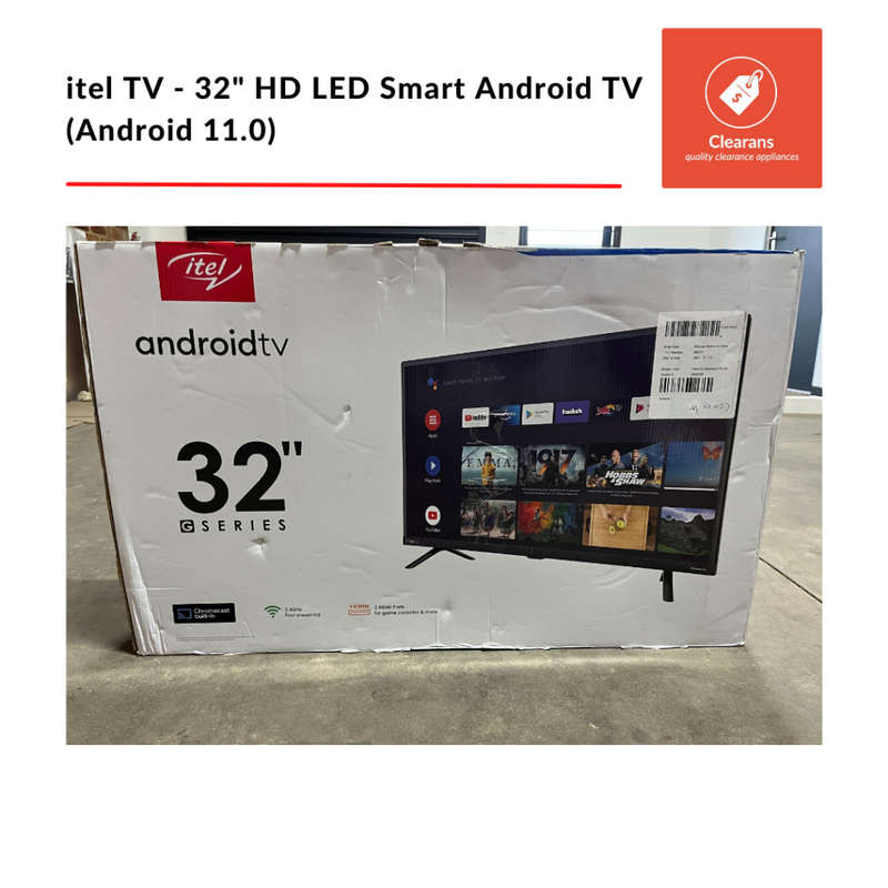 itel TV - 32inch HD LED Smart Android TV (Android 11.0)