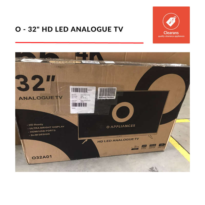 O - 32` HD LED ANALOGUE TV