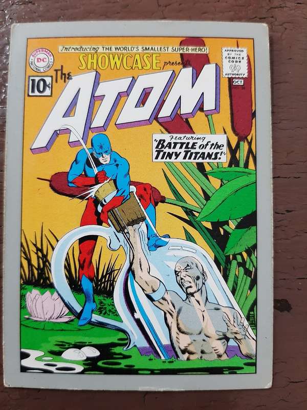 DC classic cover showcase #34, The Atom