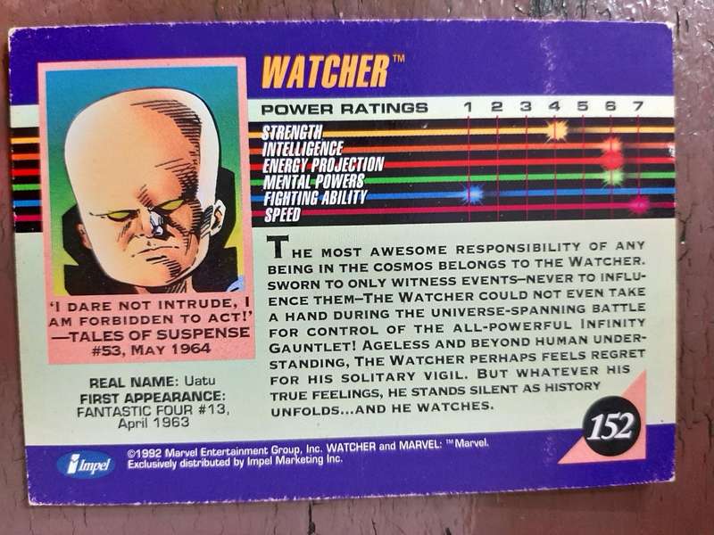 Cosmic beings 152, Watcher