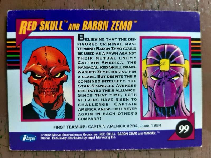Marvel team-up 99, Red Skull & Baron Zemo